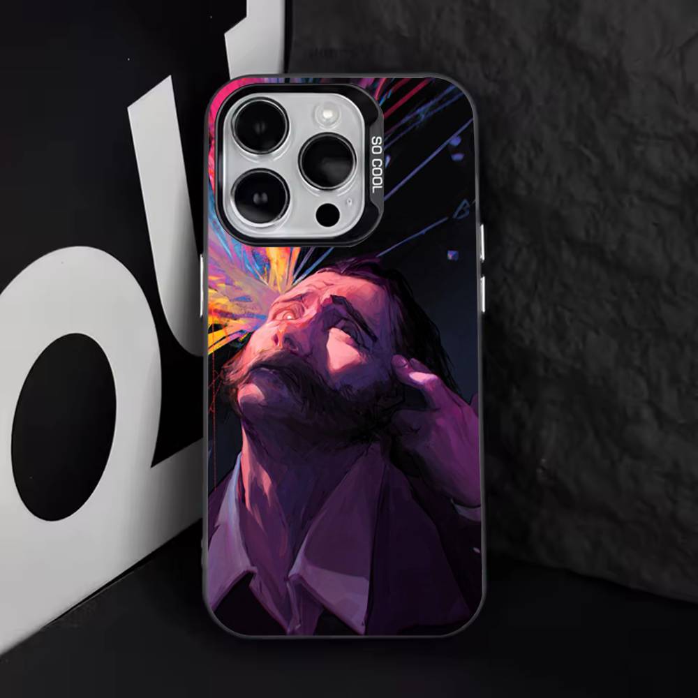 

Disco Elysium Game Phone Case For iPhone 16,15,14,13,12,11,8,7,Pro,Max,Plus,Mini,XS,SE Anti Fall Black Matte Hard iPhone14