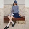 Women's Retro Contrast Stripe Long Sleeve T-Shirt