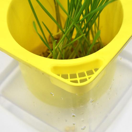 Samozavlažovací květináč Automatický zavlažovací květináč s absorpčním bavlněným provázkem Květináč pro uchovávání vody s drenážním otvorem pro pokojové a venkovní rostliny