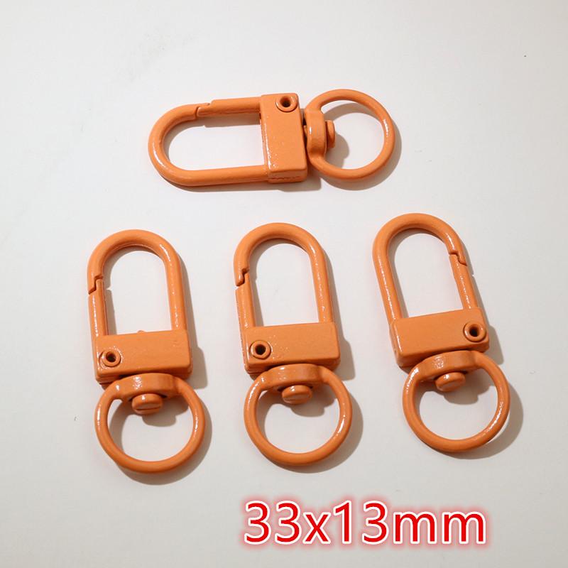 10pcs/lot Snap Lobster Clasp Hooks Gold Silver Plated DIY Jewelry Making Findings for Keychain Neckalce Bracelet Supplies