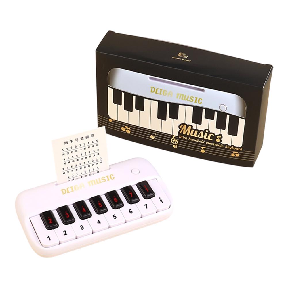 

15 Keys Mini Electronic Piano for Kids Portable Keyboard Toy with LED Lights and Music Early Learning Educational Musical Gift