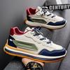 Men's shoes spring new breathable casual sports shoes non-slip soft-soled white shoes men's trendy dad trendy shoes