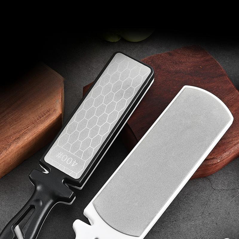1PC Emery Knife Sharpener Double-sided Knife Sharpener Artifact Household Fast Multifunctional Edge Sharpener Scissors Kitchen Knife Sharpener