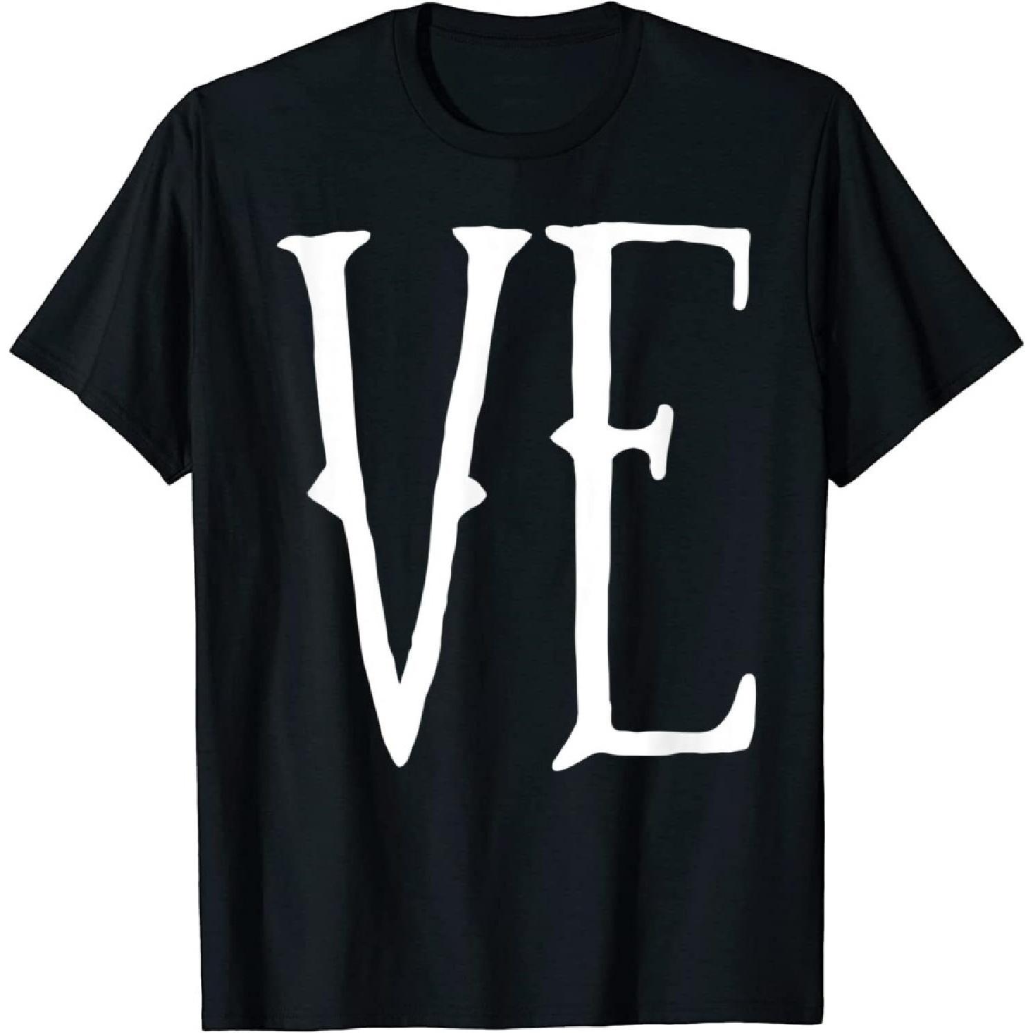 

Love Ve Heart Valentines Day Gift-Cupid Couples Gift T-Shirt for Men Women Kids Black XXXXXL різнокольоровий