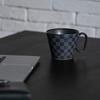 Wired Beans Wired Beans Mug To Last a Lifetime Arita Ware Regular Checkered Mug 240ml (Black Matte)