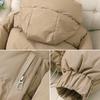 Women's Down Cotton Jacket Short Style New Korean Version Hooded Thickened Cotton Coat for Petite Women Winter Cotton Outerwear