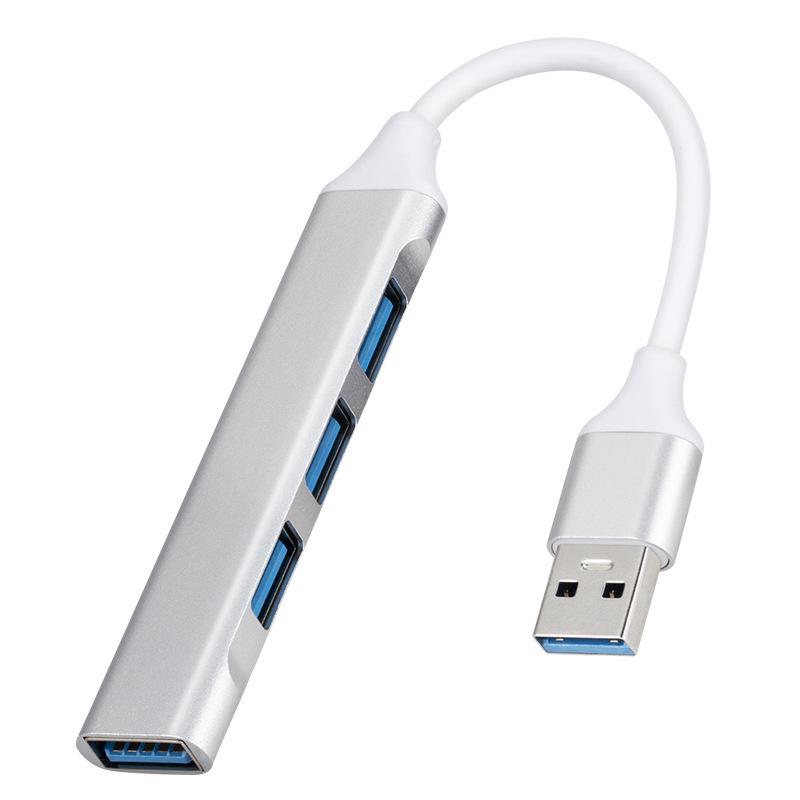 2-in-1 Dual-head USB-C Docking Station with 4-Port USB 3.0 Splitter Hub