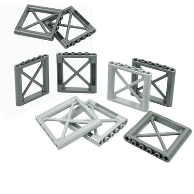 6PCS Building Block 6x6 Dots Support Frame Wall Column Wallboard Brick Educational Toys Particles Compatible with 64448