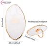 1Pc New Resin Stone Nail Art Palette Finger Ring False Nails Tips Drawing Color Mixing Display DIY Manicure Polish Gel Tool