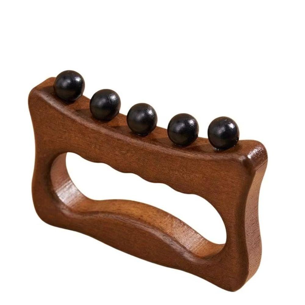 Handheld Manual Massage Scraper Natural Wood Body Massage Tool Scalp Massage Comb Nose Sculpting