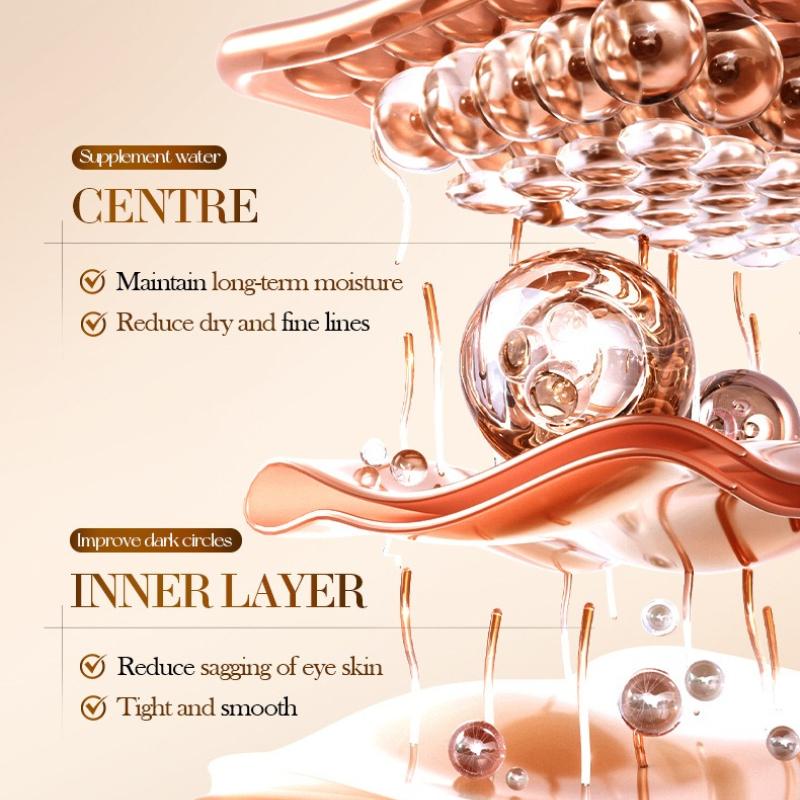 Snake Venom Peptide Caffeine Massage Eye Cream 25g Improve Eye Moisturizer Skin Care Products