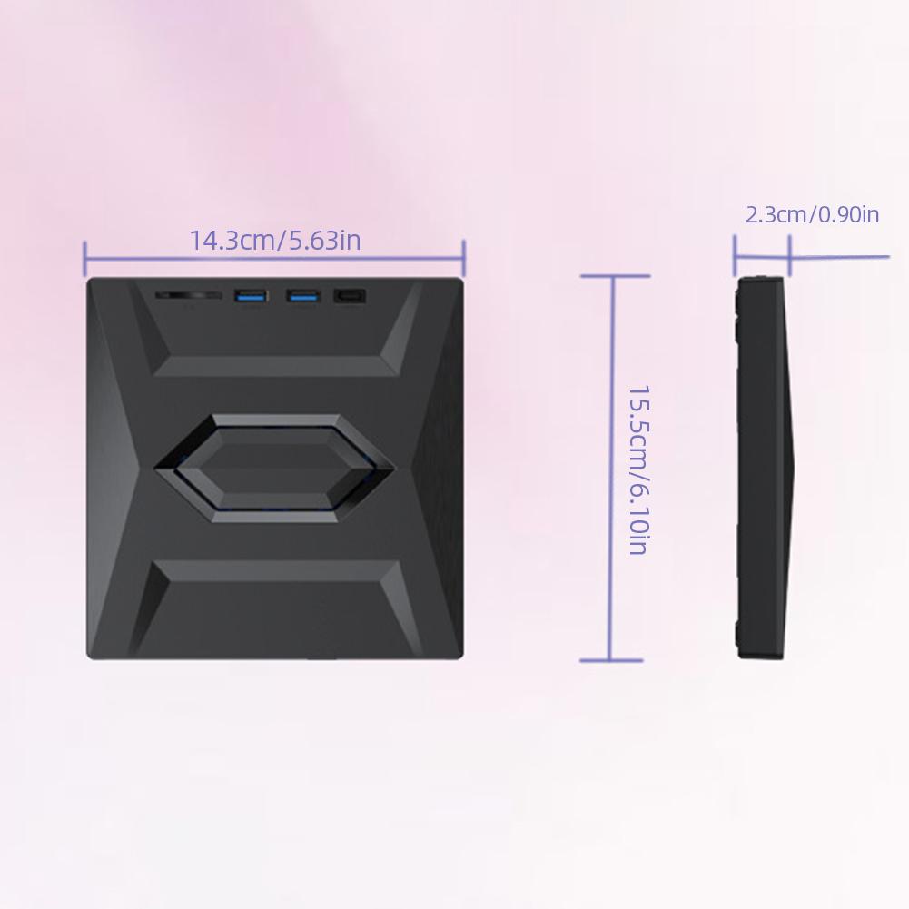 5 In1 USB 3.0/Type C External DVD CD RW Optical Drive VCD Player Disk Drive DVD Burner Reader with SD/TF Port For Laptop PC