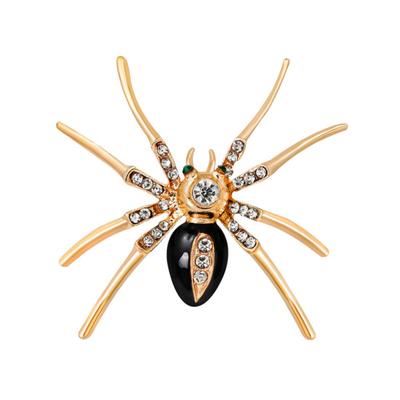 Mode Spinne Geschenk Frauen Kragen Brosche Pin Clip Schal Hochzeit Party Schmuck