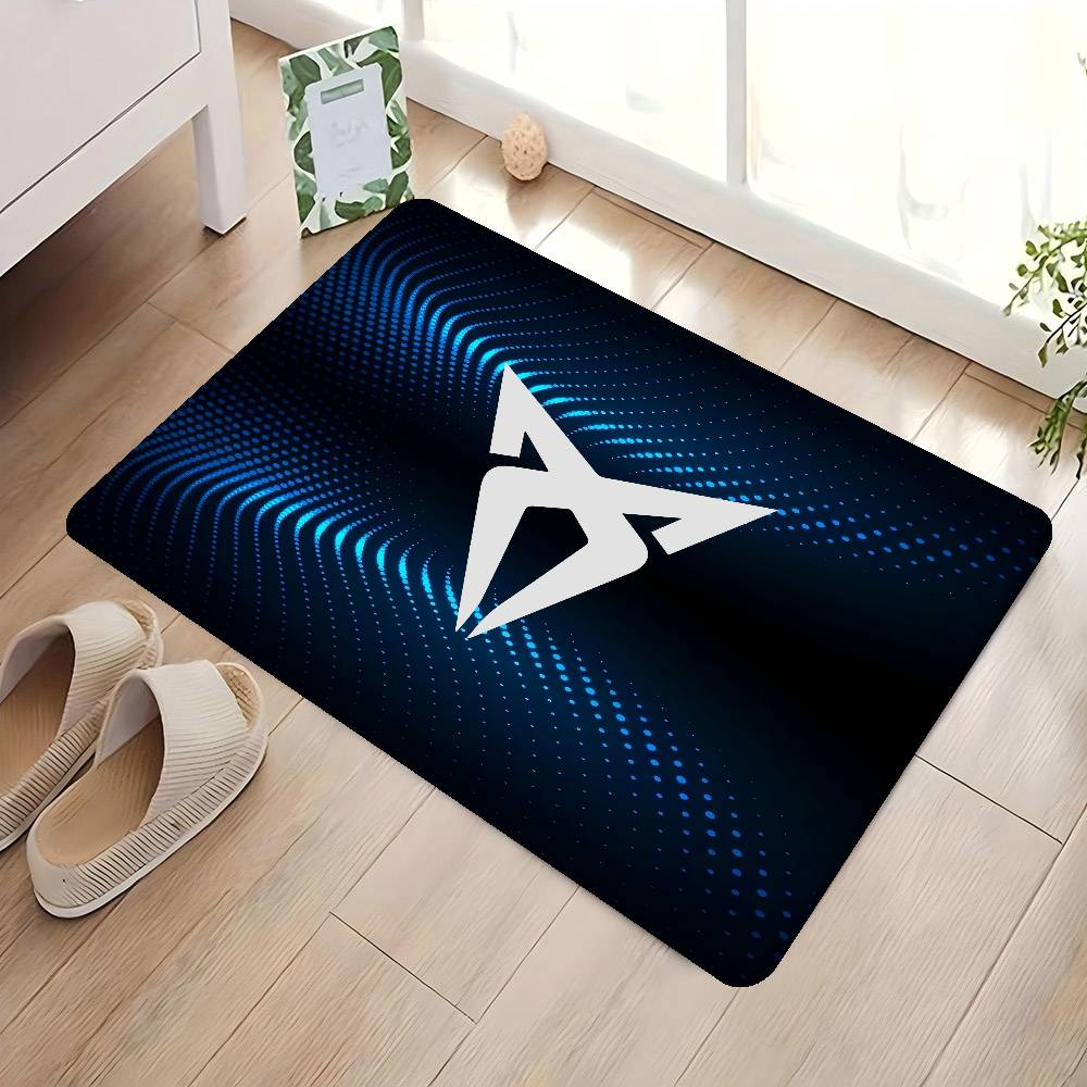 Kobercová rohožka s logy C-cupra Retro Více možností Obývací pokoj Kuchyňský koberec Protiskluzový Moderní domácí dekor