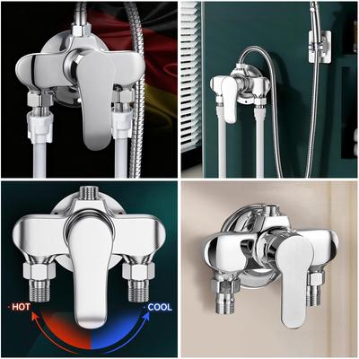 1/2inch Bathroom Faucet Shower Mixer Tap Wall Mounted Bathtubs Shower Valves Mixer Tap Hot And Cold Mixing Valves