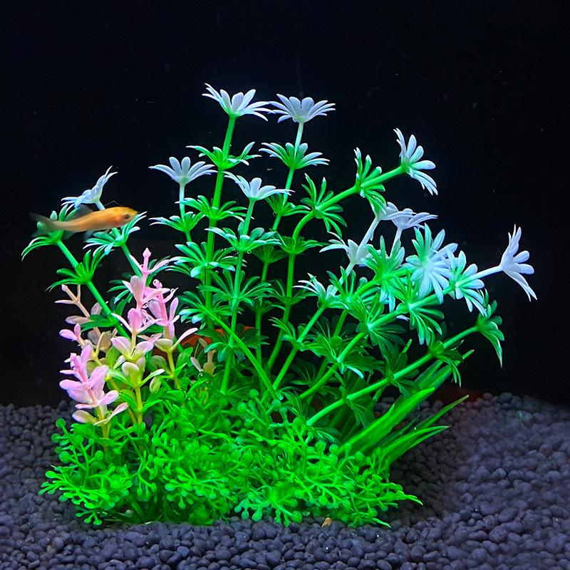 Plastic Water Decoration Plant Aquarium Plants Fish Simulation Aquatic Tank Landscape Fake Aquatic Micro Landscape Decoration