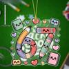 Number 67 Hanging Ornament - Acrylic Six & Seven Pendants with Pencil-Shaped Hanging Loop, Graduation Decorations Suitable for New Year