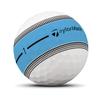 TaylorMade TMJ25 Tour Response Stripe Neon Blue JPN dz Golf Balls (White/Blue)