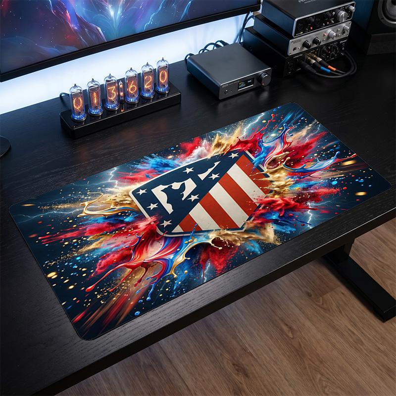 Atletico Madrid Printed Large Mouse Pad, Non Slip Soft Rubber Gaming Desk Mat for Office Laptop Computer Decor