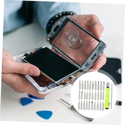 32-in-1 Mini-Präzisionsschraubendreher-Set mit 30 magnetischen Schraubendreherbits Manuelle Reparaturwerkzeuge für iPhone PC Uhr Computer Reparatur