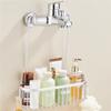 For Shower Hanging Organizer With Hooks Storage Shelf- No Drilling Design For Shower Basket For Shower Faucet Or Cross Bar Rack