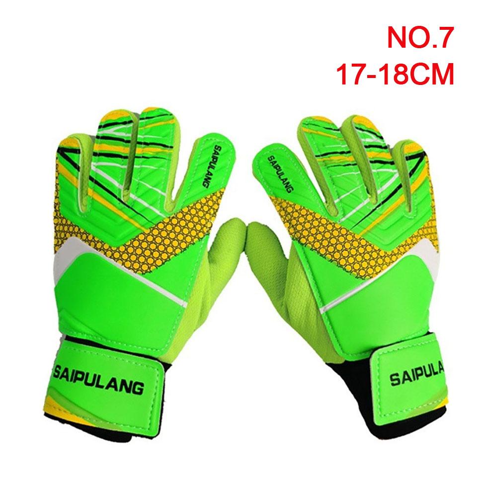Loogdeel Professionelle Fußball Trainings Torwarthandschuhe Kind Erwachsener Tor Verdickte Latex Fußballhandschuhe Hand Fingerschutz