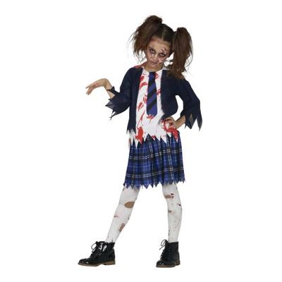 Fiestas Guirca Girls Zombie High Schooler Costume Set