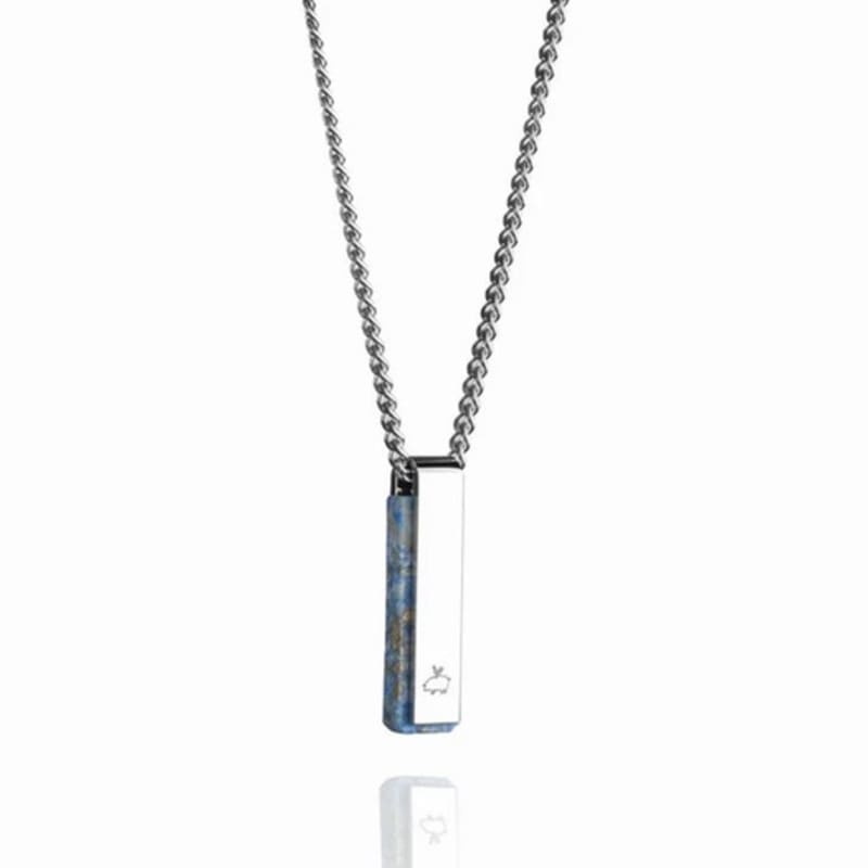 

PIG & HEN Monolith Necklace - Lapis Lazuli X Silver FREE