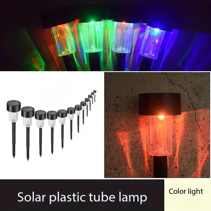 10pcs Solar Garden Light Outdoor Solar Powered Lamp Waterproof Landscape Lantern Lighting for Pathway Yard Lawn Garden Decorati