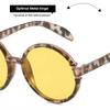 Luxury  Designer Round Sunglasses for Women Men  Vintage Fashion Sun Glasses Trendy Punk Oversized Big Frame Shades