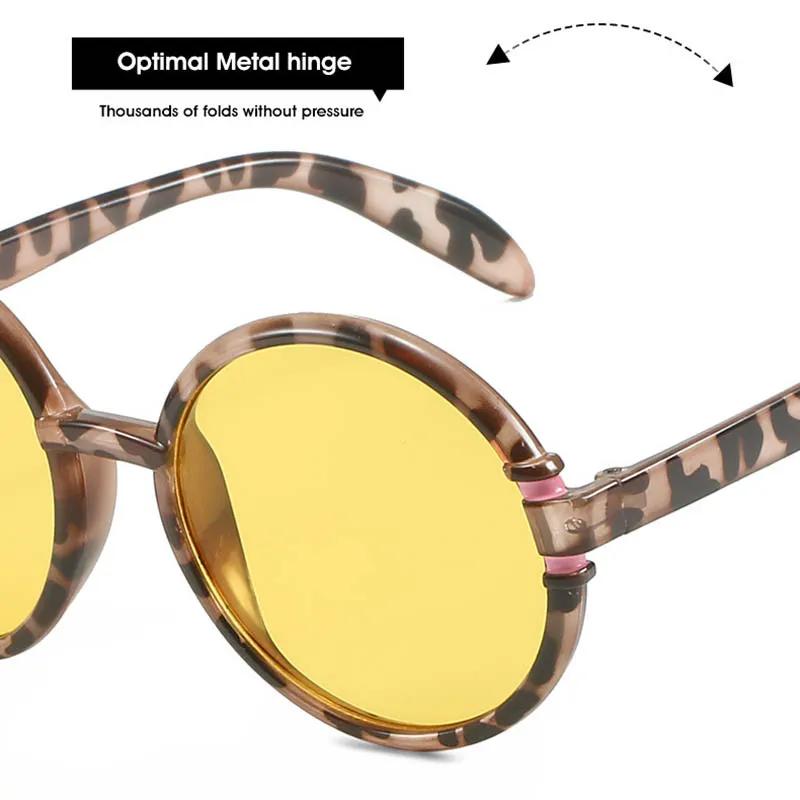 Luxury  Designer Round Sunglasses for Women Men  Vintage Fashion Sun Glasses Trendy Punk Oversized Big Frame Shades