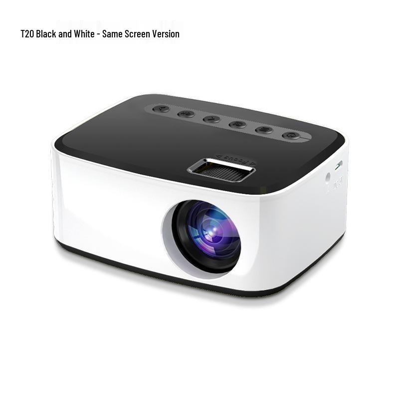 T20 Mini Wireless HD 1080p Mobile Projector for Home & Bedroom