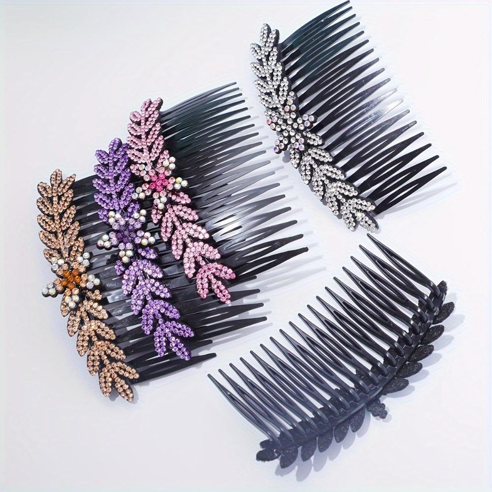 5pcs 18 Teeth Hair Side Combs Wedding Headpiece Hair Combs Hair Clips Sweet Hair Accessories Vintage Wedding Hairpieces