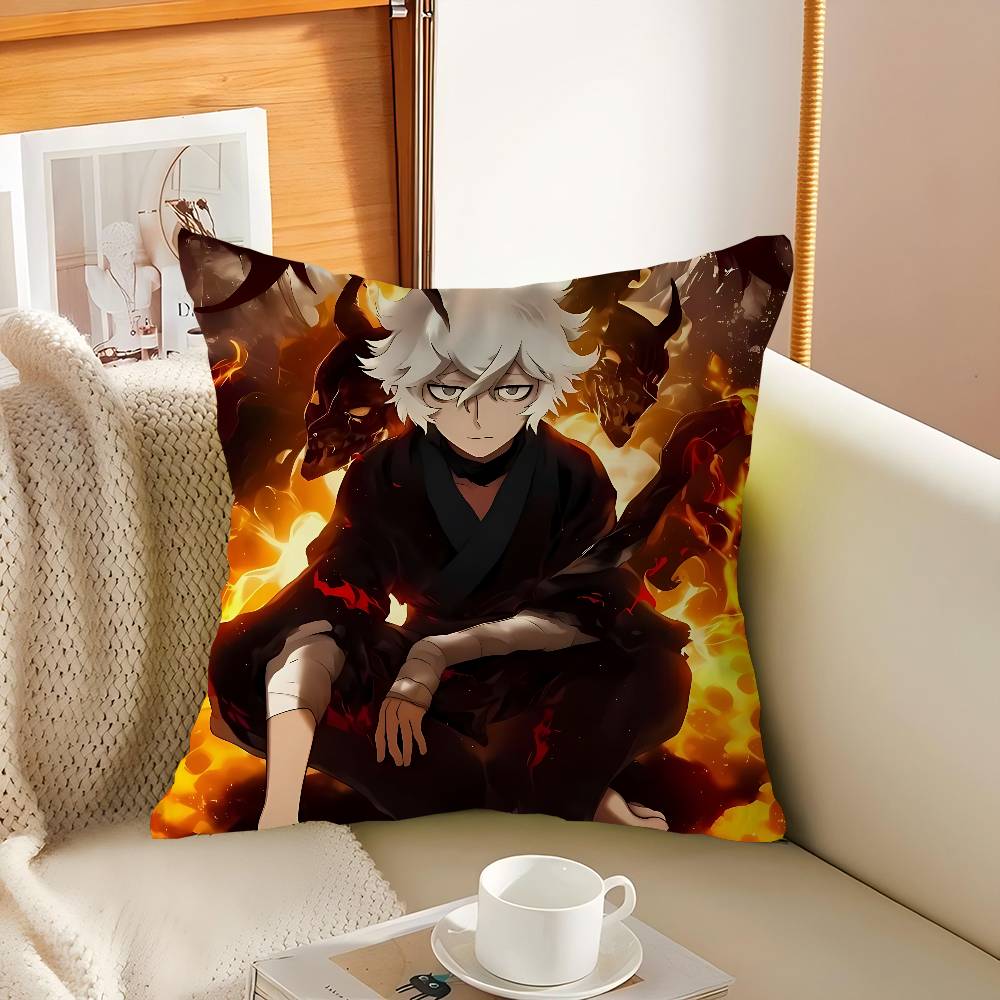 

Подушки Рай Ада Мультяшные Декоративные Наволочки для Дивана Дома Двусторонняя Печать Короткий Плюш Милая Наволочка 12x12Inch