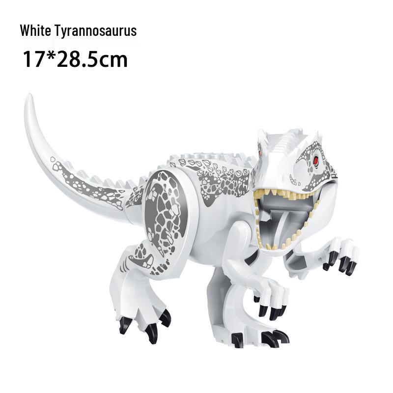 Jurassic Dinosaur Building Blocks: Educational Disassembly Toys Featuring Tyrannosaurus Rex & Carnotaurus