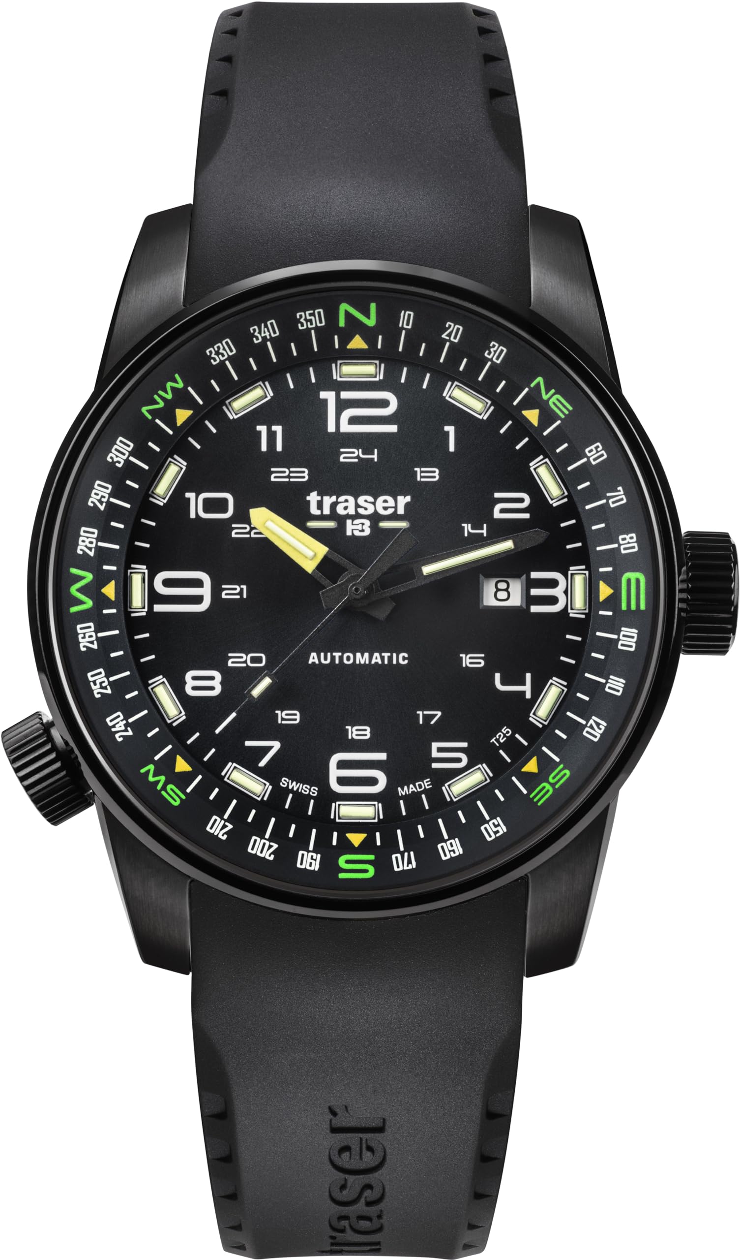 

Mechanical Automatic Watch P68 Pathfinder Automatic Black 109741 Black [Tracer] Men s чорний