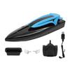 RC Boat Multifunction 4CH 2.4GHz 25km H High Speed Waterproof Racing Remote Control Boat with LED Lighting