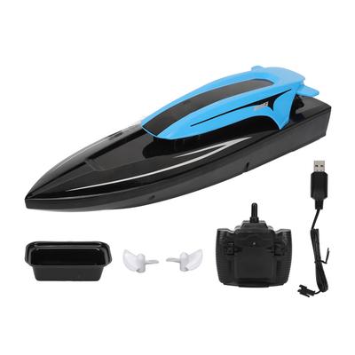 RC Boat Multifunction 4CH 2.4GHz 25km H High Speed Waterproof Racing Remote Control Boat with LED Lighting