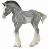 CollectA Clydesdale Foal, Black Sabino Roan