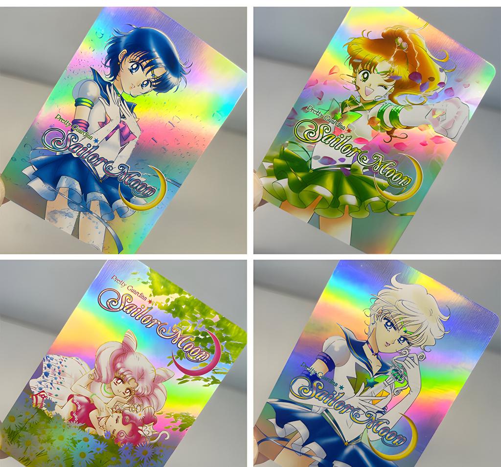 Diy 11pcs/set Pretty Guardian Sailor Moon Self Control Collect Signature Trading Flash Card Anime Christmas Gift