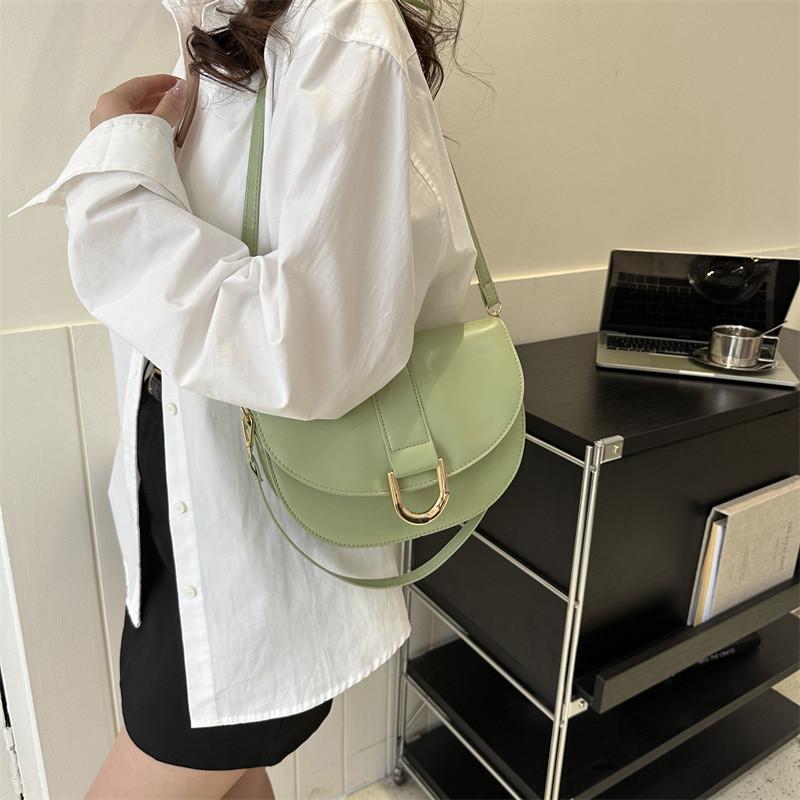 Trendy Pu Leather Saddle Bag For Women In Multiple Colors Perfect For Everyday Use