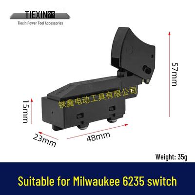 Comutator de Alimentare pentru Fierăstrău Circular Electric & Ciocan Rotativ Milwaukee 6235 - Compatibil cu Mașini de Tăiat 355/350