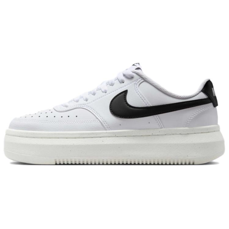 Nike Court Vision Alta Comfortable Soft Durable Low-Top Sneakers Women sneakers White Black DZ5394-107