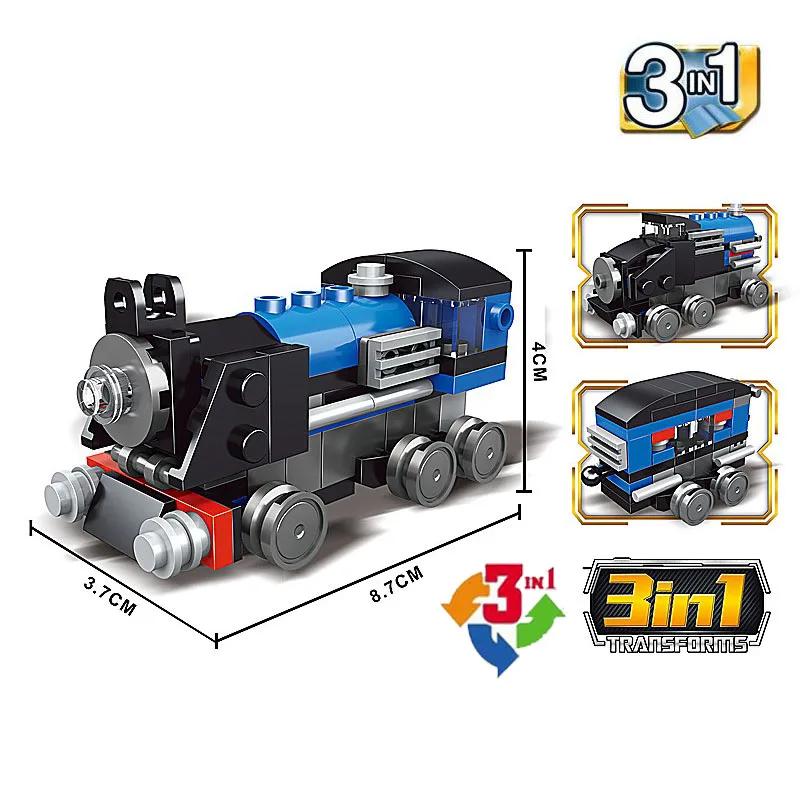 City Patrol Police Motorcycle Car Pursuit Prisoners Model Building Blocks Enlighten Action Figure Toys For Children