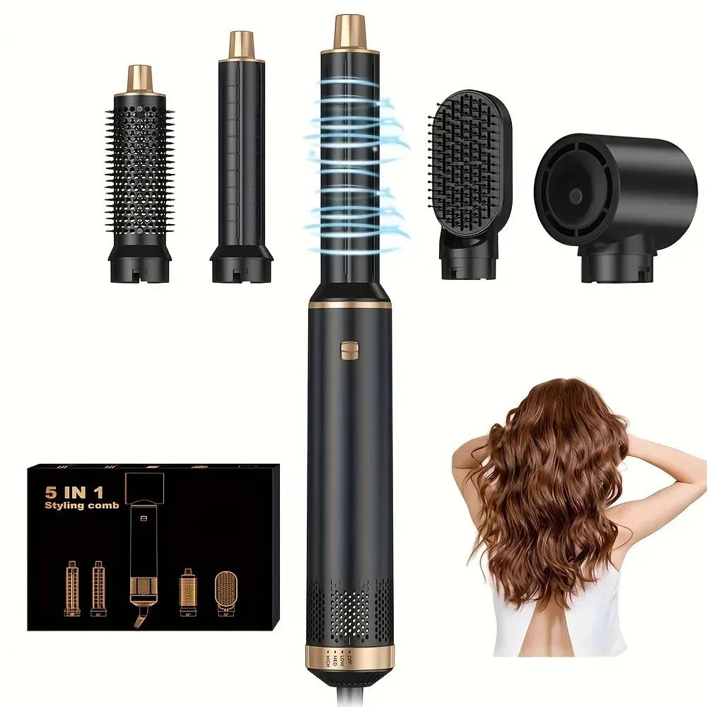 Professional Blow Dryer Multi Functional Hair Styler Curlers 5 in 1 Hair Brushless Motor Fast Drying Styling Tools Negative Ions
