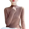 A Semi-high-neck Sweater As A Base Layer for Slimming Women, Warm In Autumn and Winter, and A Fitted, Versatile Knitted Sweater As An Inner Layer