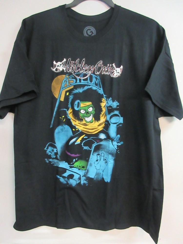 MOTLEY CRUE OFFICIAL MERCH ASYLUM BAND CONCERT MUSIC  2XL / XXL Unisex T-Shirt L