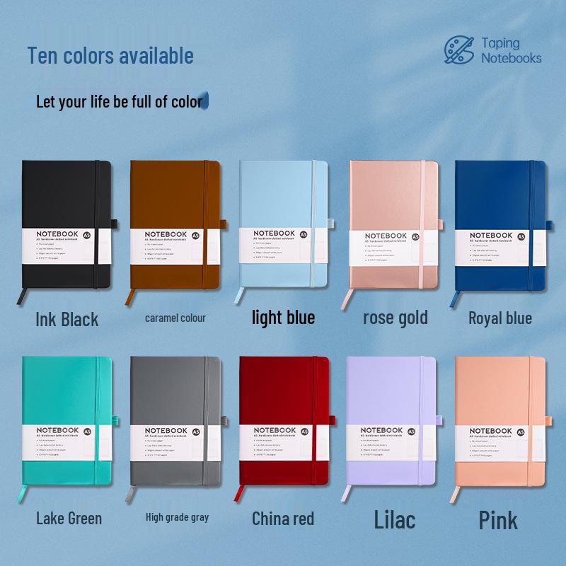 Benutzerdefiniertes tragbares A5/A6 Notizbuch mit Hautgefühl und Gummiband für Geschäft und Studium, personalisiert mit Logodruck