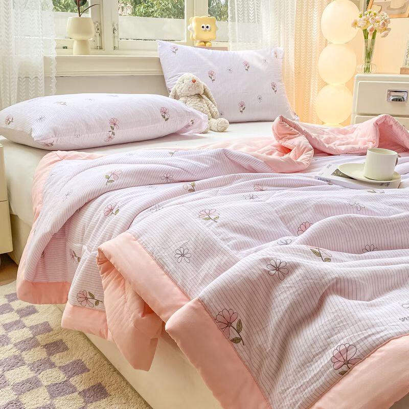 Jieliya Floral Print Summer Air-Conditioning Quilt