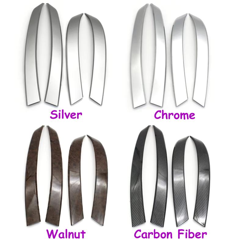 E60 E61 1PCS/2PCS Car Interior Front Rear Door Left Right Door Handle Trim Cover Replacement For BMW 5 Series M5 2004-2006